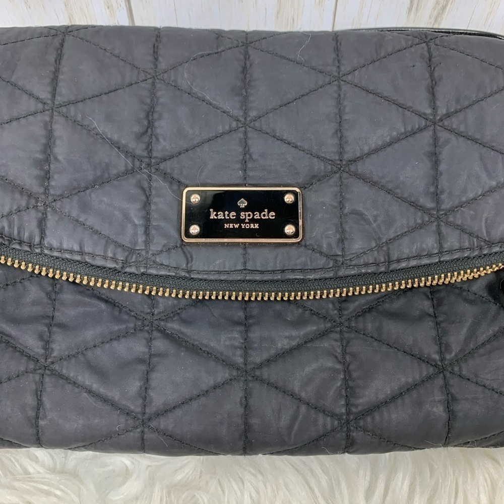 Kate Spade Quilted Flap Purse – Black – Convertible Shoulder/Handbag - Picture 2 of 8